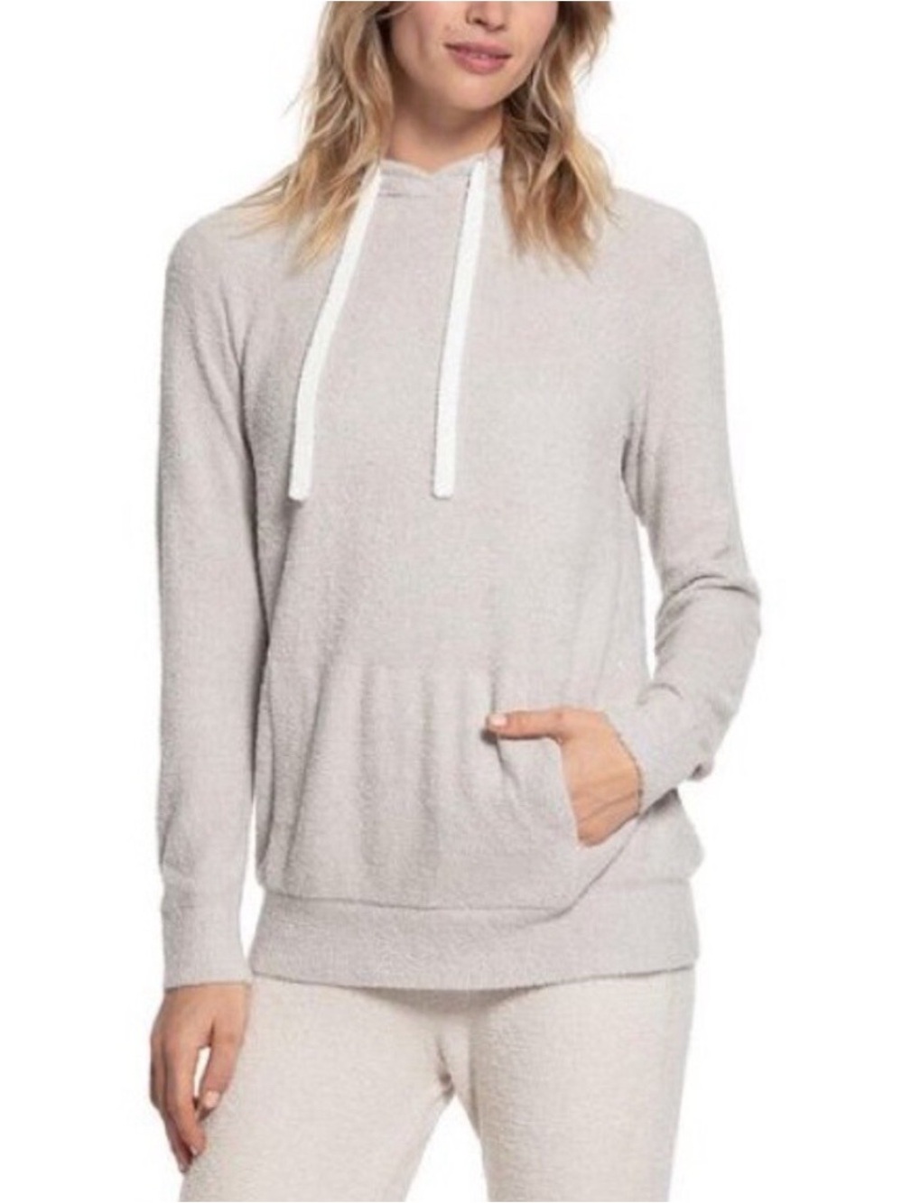 Barefoot Dreams Cozychic Ultra Lite Pullover Hoodie Beach Rock Lounge